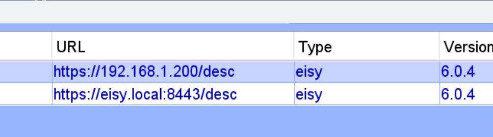 Any way to use the old ISY login for eisy?