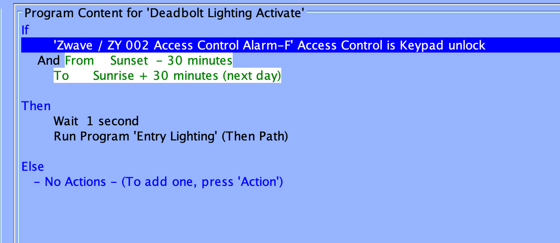 Lighting Trigger Program Help