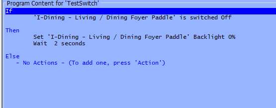 I3 set LED to off when switch is off