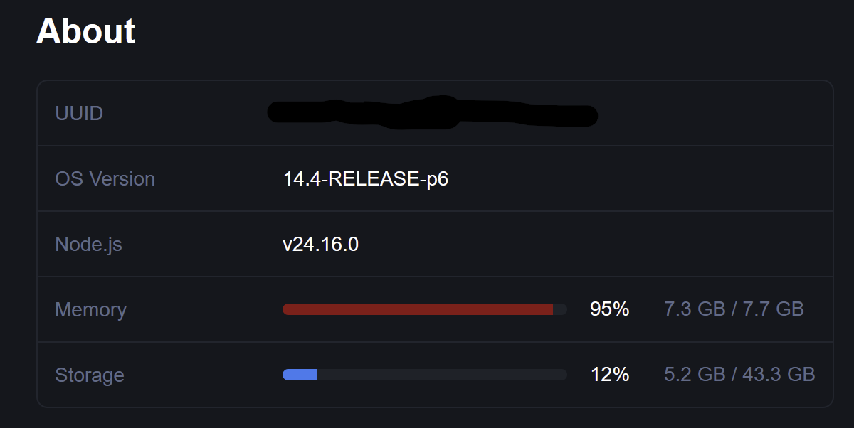 eisy lock ups after update to OS 14.4-RELEASE-p6