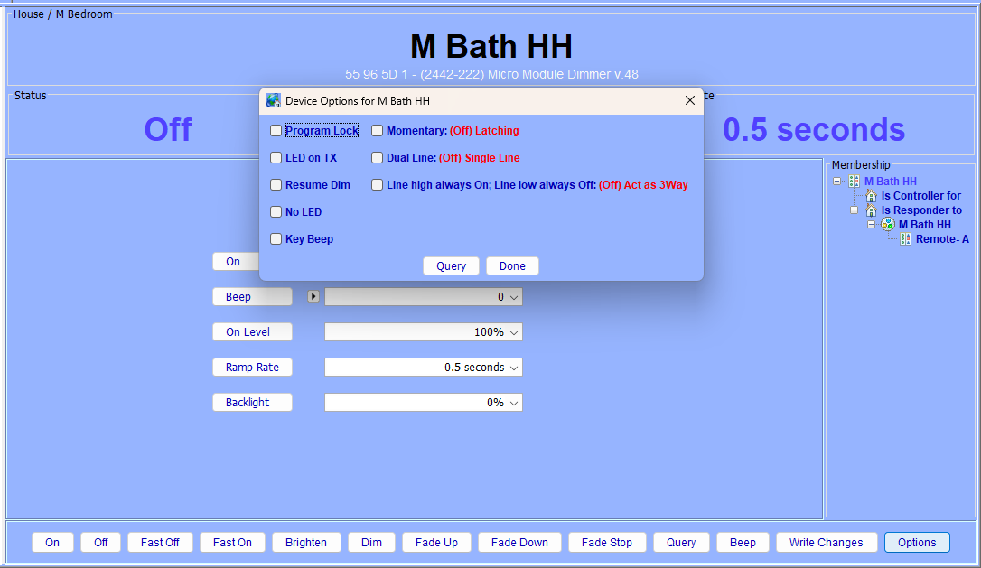 EISY-UI Micro Module Options Logic is Reversed