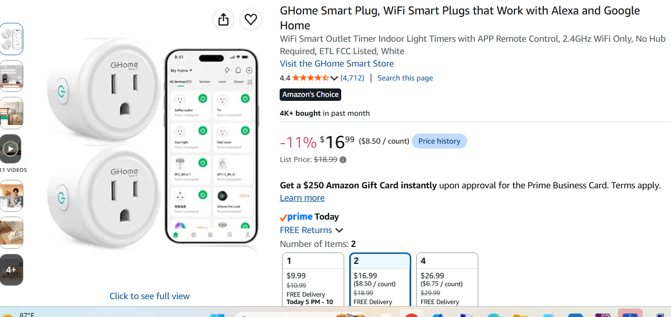 Smart Life Tuya Now Includes Outlet Wall Warts
